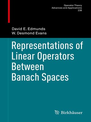 cover image of Representations of Linear Operators Between Banach Spaces